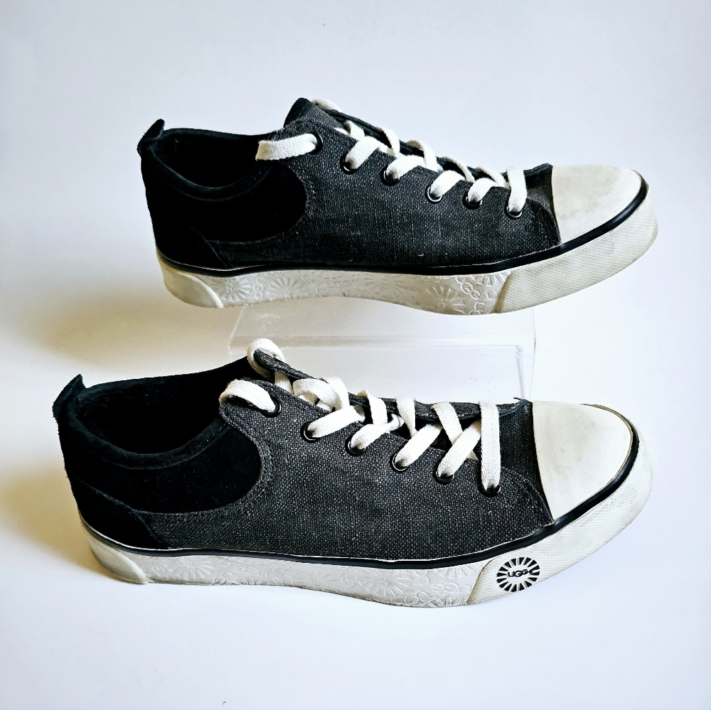 UGG Australia Evera Lace Up Low Top Sneakers Size 7.5 - Picture 3 of 9